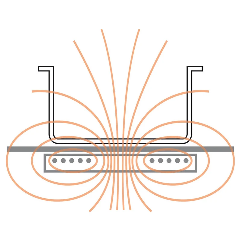 Cuisinière électrique 2 foyers à induction - Réf. E7/2ID4T - Diamond