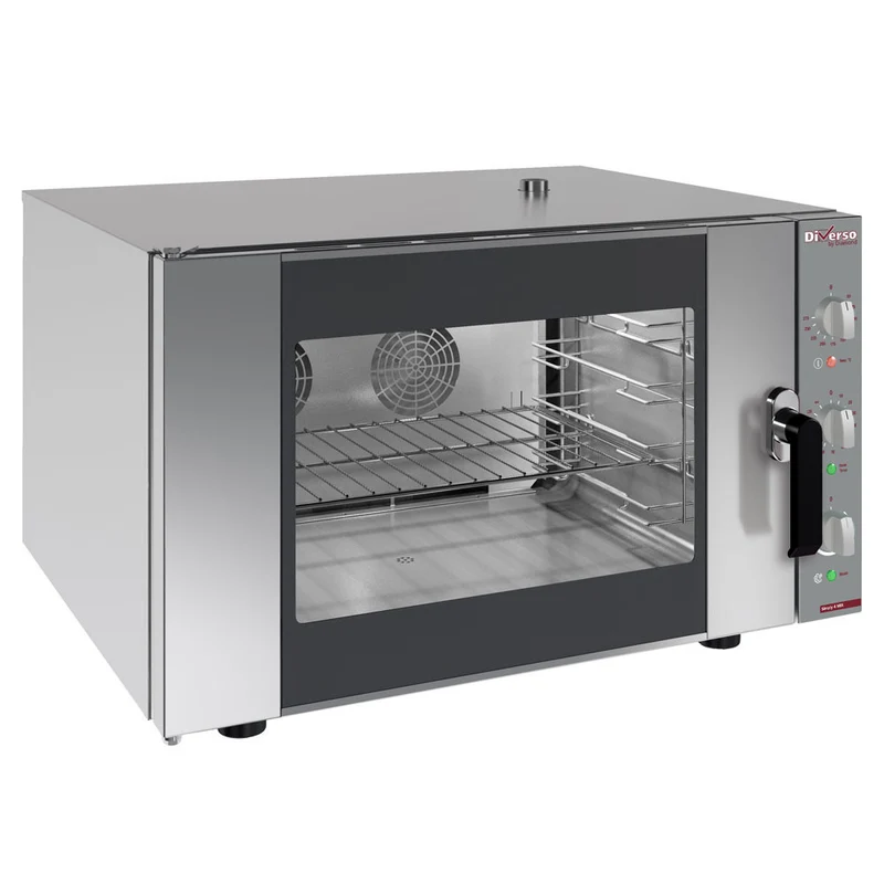 Four électrique vapeur convection - 4x GN - 600x400 - Diverso - 6,4 kW - Diamond