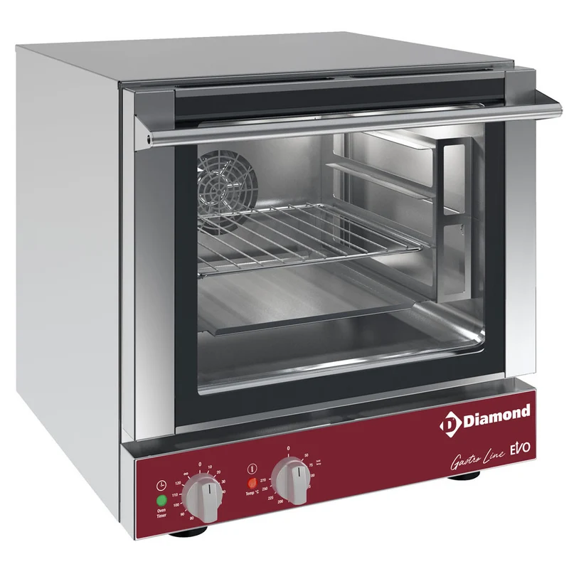 Four à convection électrique 4x GN 2/3 - Réf. GASTRO23/X-H - 2,8 kW - Diamond