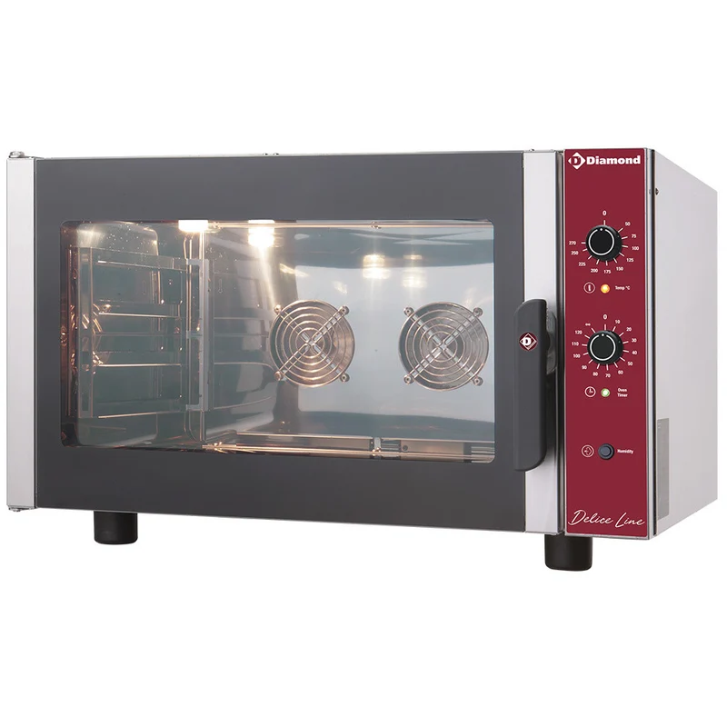 Four à convection 4x600x400 mm + humidificateur - 3,6 kW - Diamond