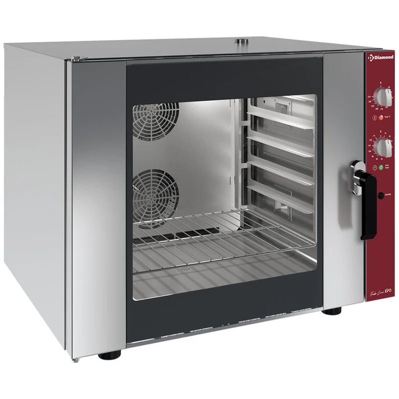 Four électrique convection 6x GN 1/1 + humidificateur - 7,8 kW - Diamond