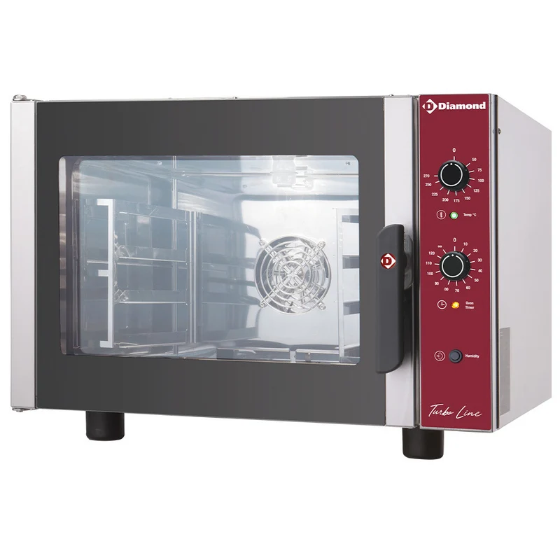 Four électrique/convection 4x GN 2/3 + humidificateur - 3,3 kW - Diamond