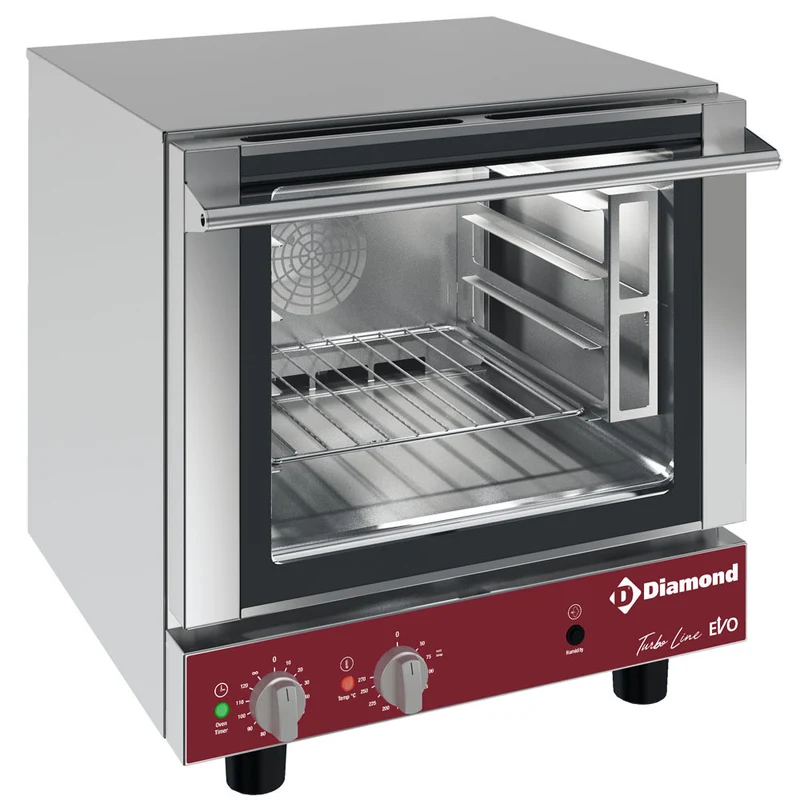 Four à convection électrique 4x GN 2/3 + humidificateur - 3,3 kW - Diamond