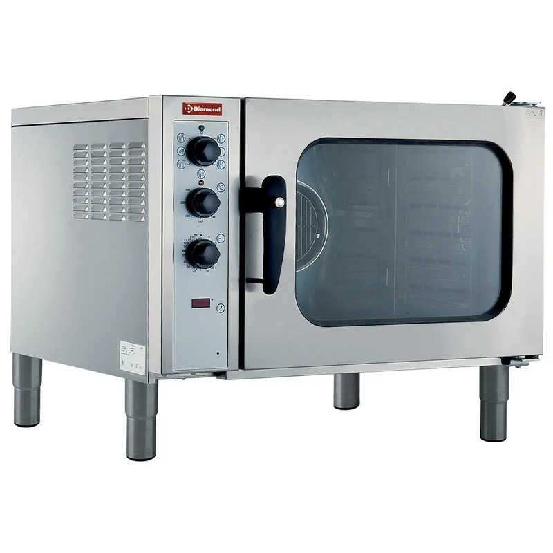 Four gaz à convection 6x GN 1/1et humidificateur - Diamond