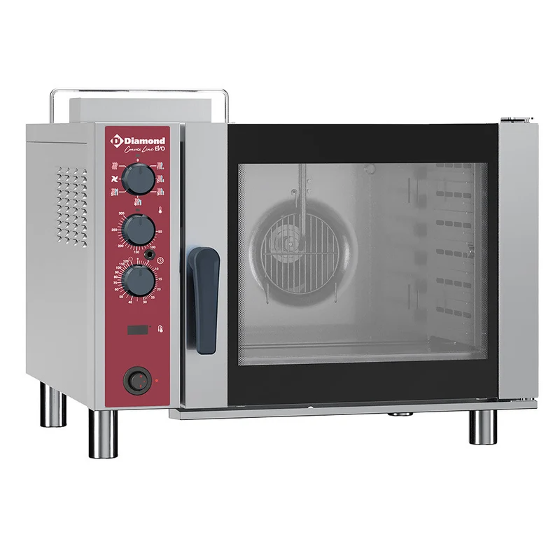 Four gaz à convection 6x GN 1/1- humidificateur - Diamond