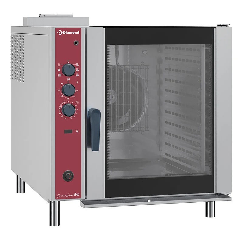 Four gaz à convection 10x GN 2/1 - humidificateur - Diamond