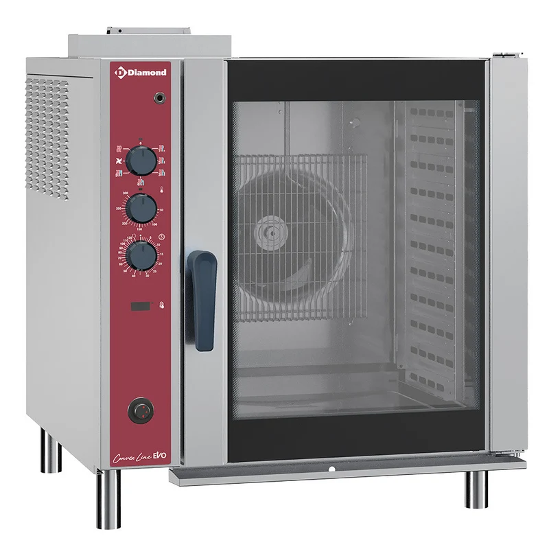 Four à gaz convection 10x GN 1/1 - humidificateur - Diamond