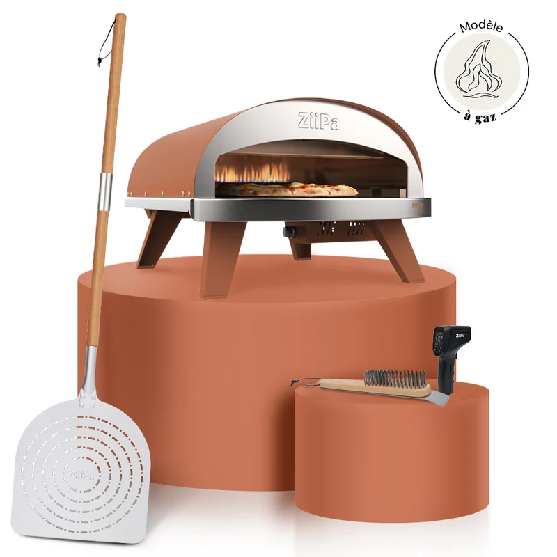 Pack Iniziale Sedici • Coffret four à gaz Piana Sedici • Terracotta