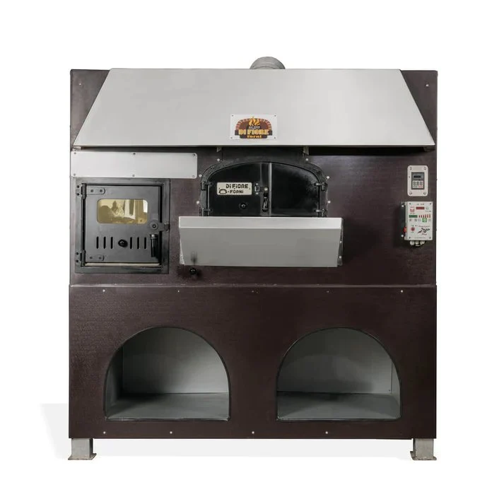 Forno rotante a due bocche