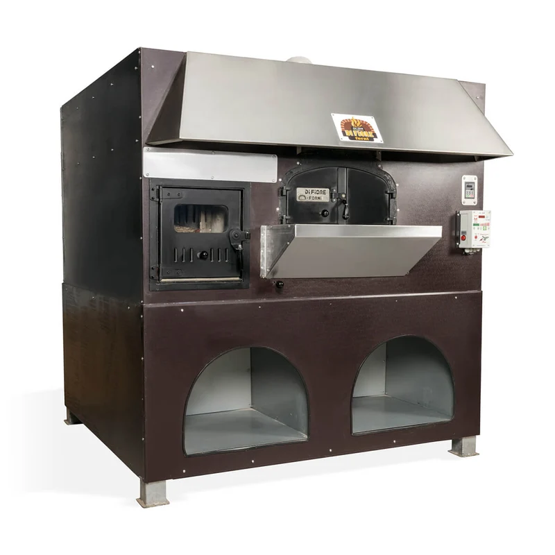 Forno Professionale a Legna Rotante Due Porte