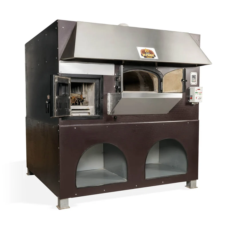 Forno Professionale a Legna Rotante Due Porte
