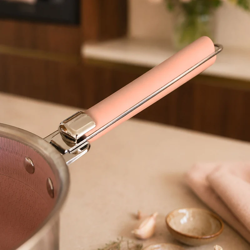 Sauteuse Aglaé 24cm en acier inoxydable