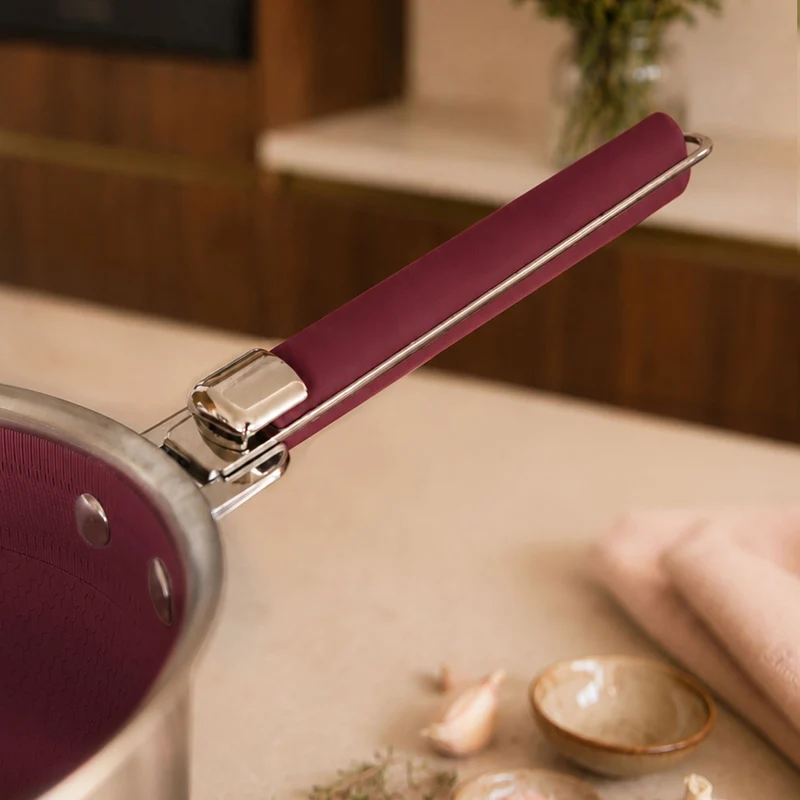 Sauteuse Aglaé 24cm en acier inoxydable