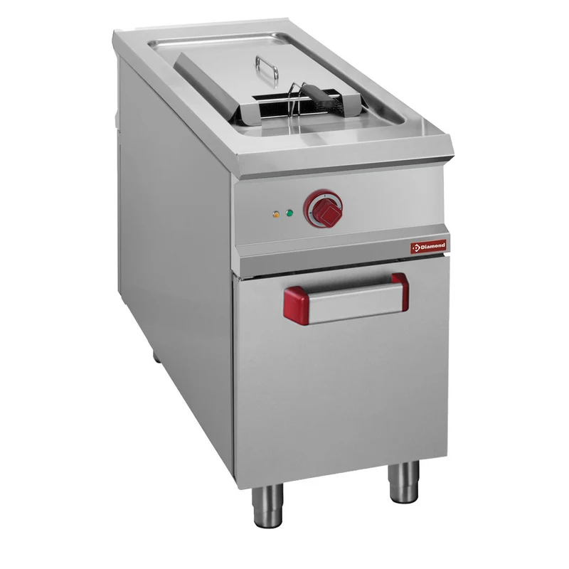 Friteuse élect. cuve 18 lt sur armoire - 16 kW - Diamond
