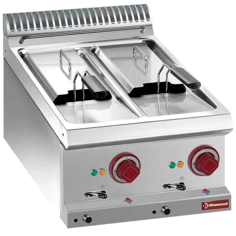Friteuse électrique 2 x 6 litres - 10,5 kW - Diamond