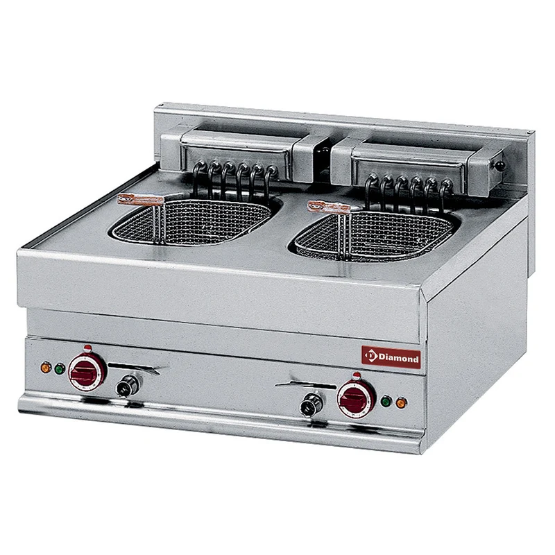 Friteuse s-powerful électrique 2x10 litres - Réf. E65/F20-7T-9_9KW - 18 kW - Diamond