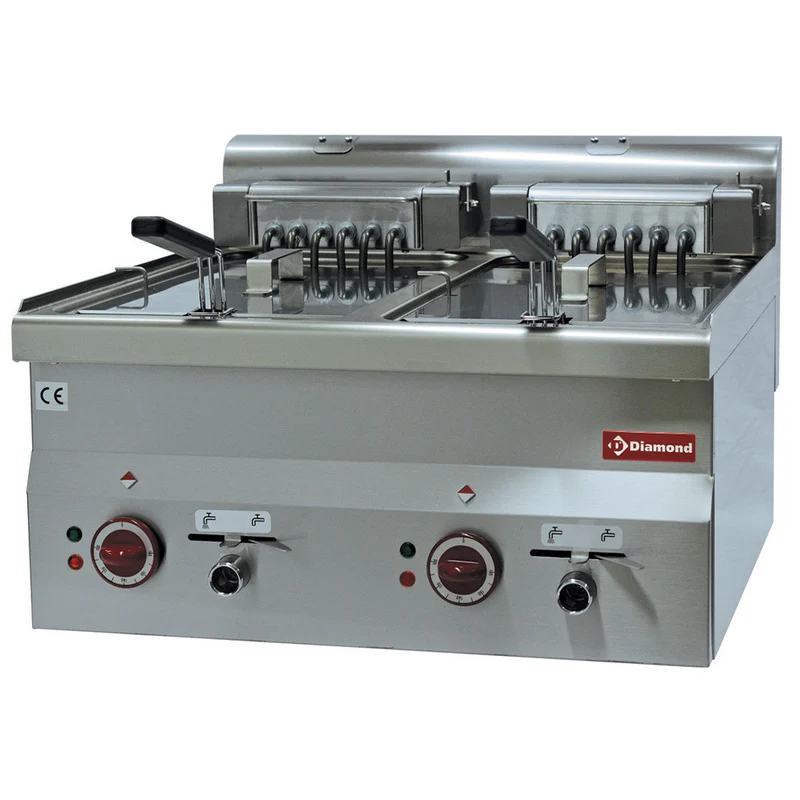 Friteuse s-powerful électrique 2x 10 litres - Réf. E60/F20-6T-9_9KW - 18 kW - Diamond