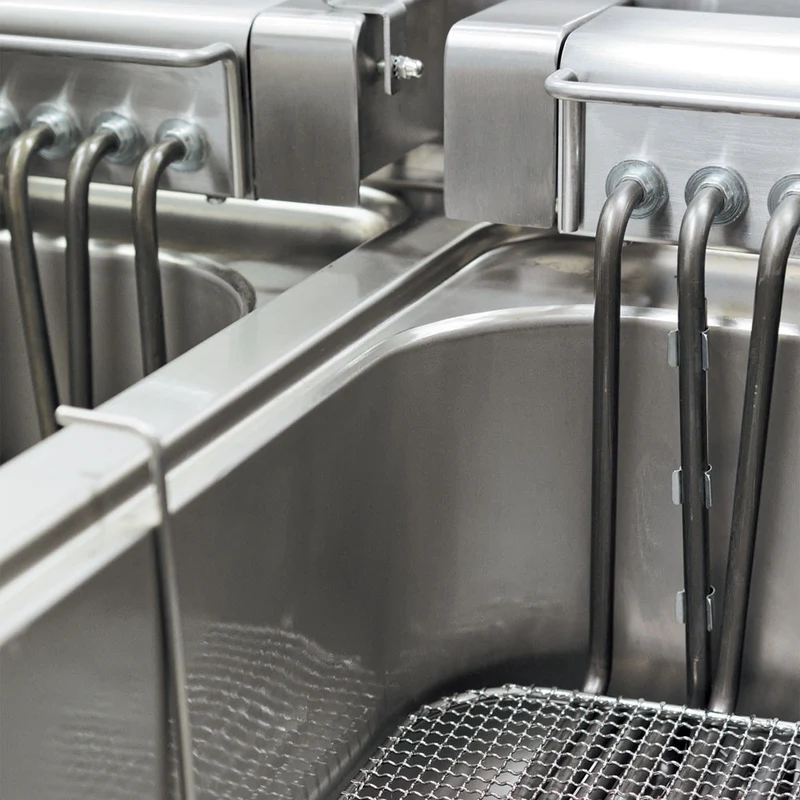 Friteuse électrique 2 cuves 10 litres - Réf. E60/F20-6T-230/3 - 15 kW - Diamond