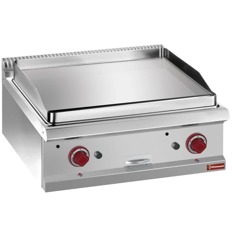 Plaque de cuisson - gaz lisse - Réf. G7/PLCD7T - Plancha gaz - Diamond