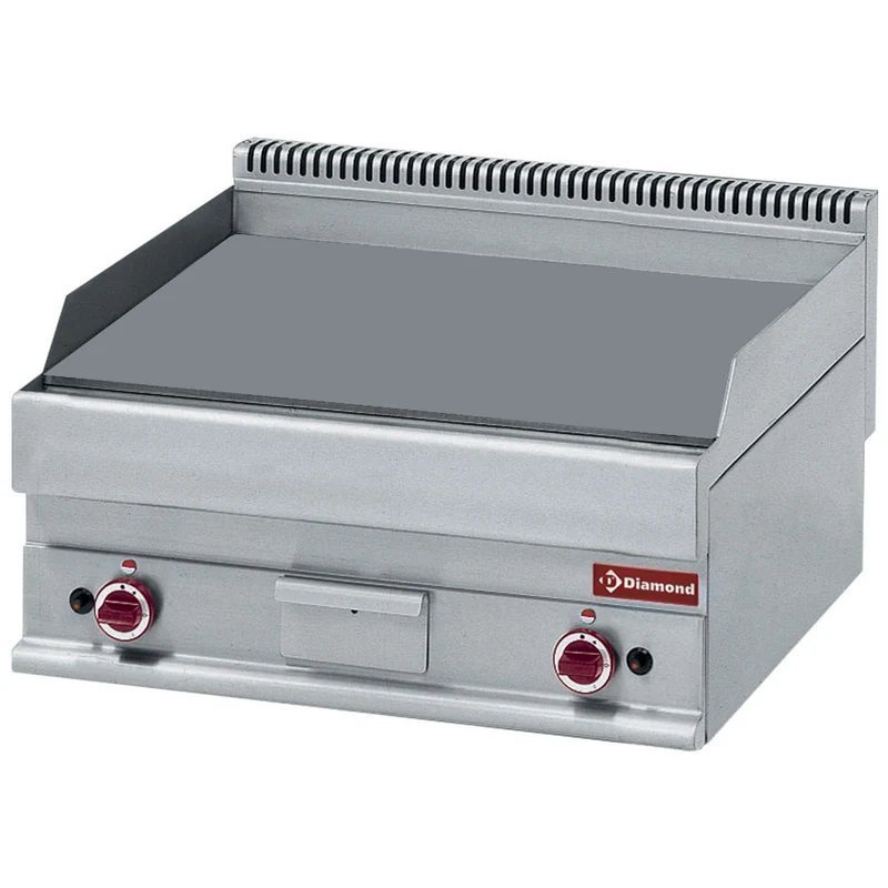 Plaque de cuisson gaz lisse top - Plancha gaz - Diamond