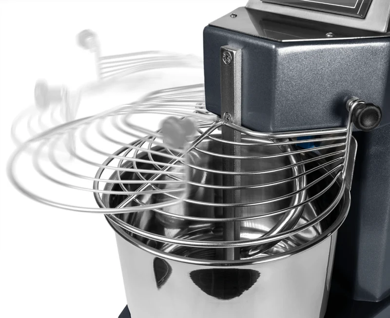MFItaly MINIMIX PRO 5kg Spiral Dough Mixer – Dark Grey, Touchscreen & LED Bowl Light