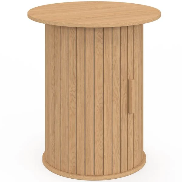 Table d'appoint Albane lattes avec rangement