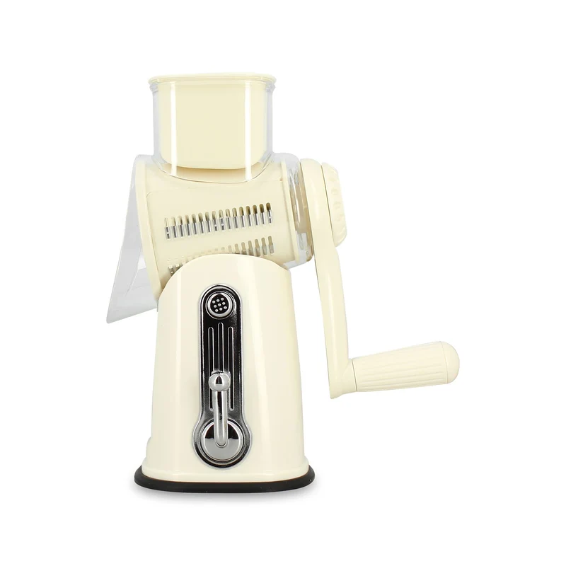 Mandoline rotative en polypropylène et acier inoxydable