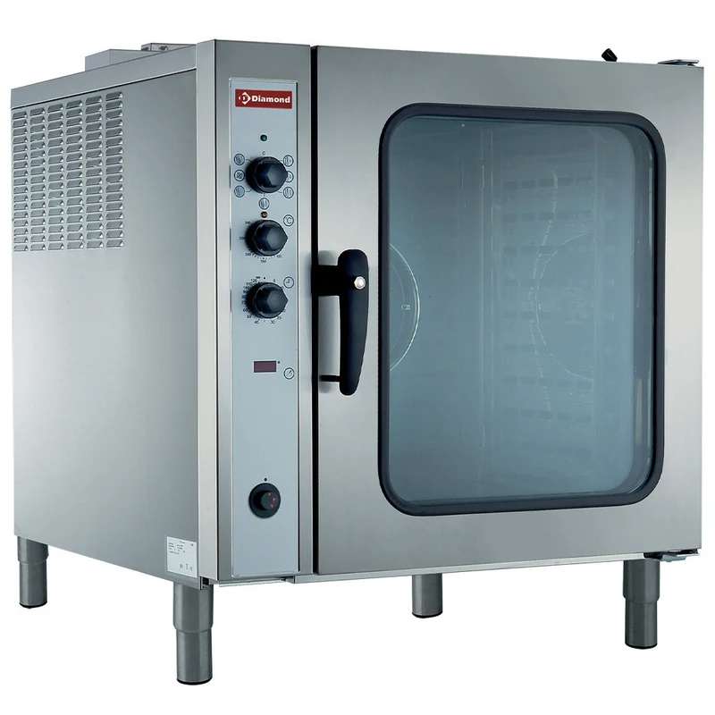 Four à convection électrique10x GN 1/1 - humidificateur - 17,3 kW - Diamond