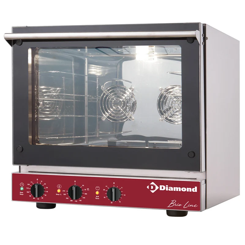 Four électrique à convection 4x 460x340 mm - Réf. BRIO43S/X-P - 3,6 kW - Diamond