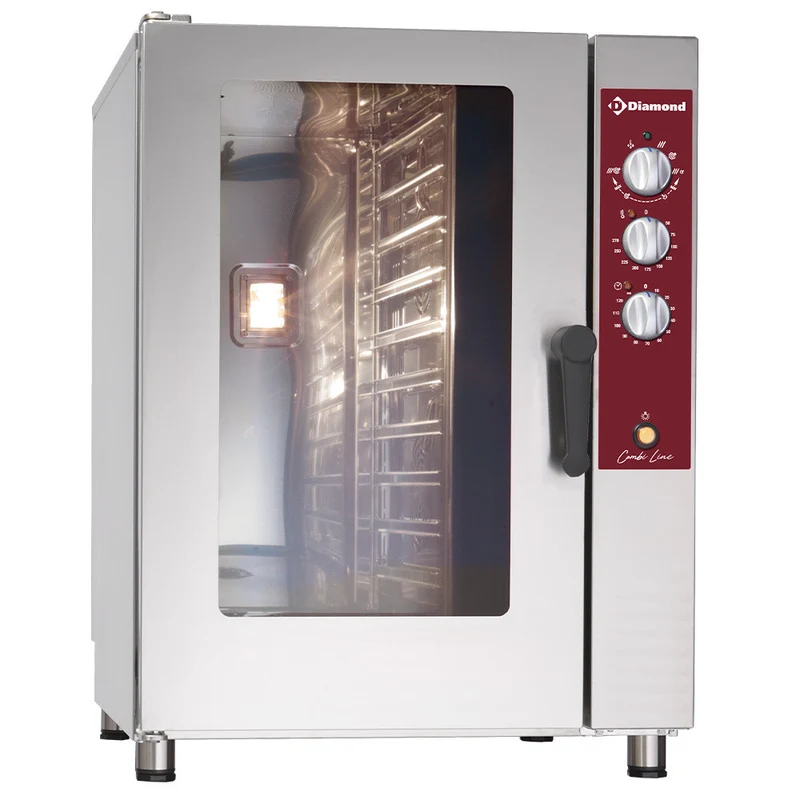 Four électrique vapeur/convection - 10x GN 1/1 - 12 kW - Diamond