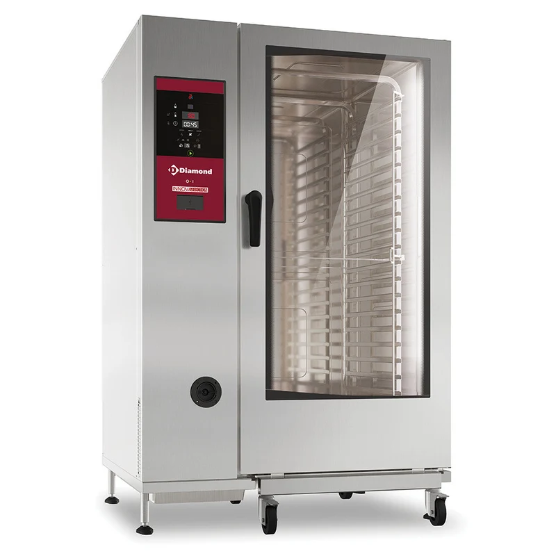 Four gaz vapeur boiler et convection 20 x GN - Diamond