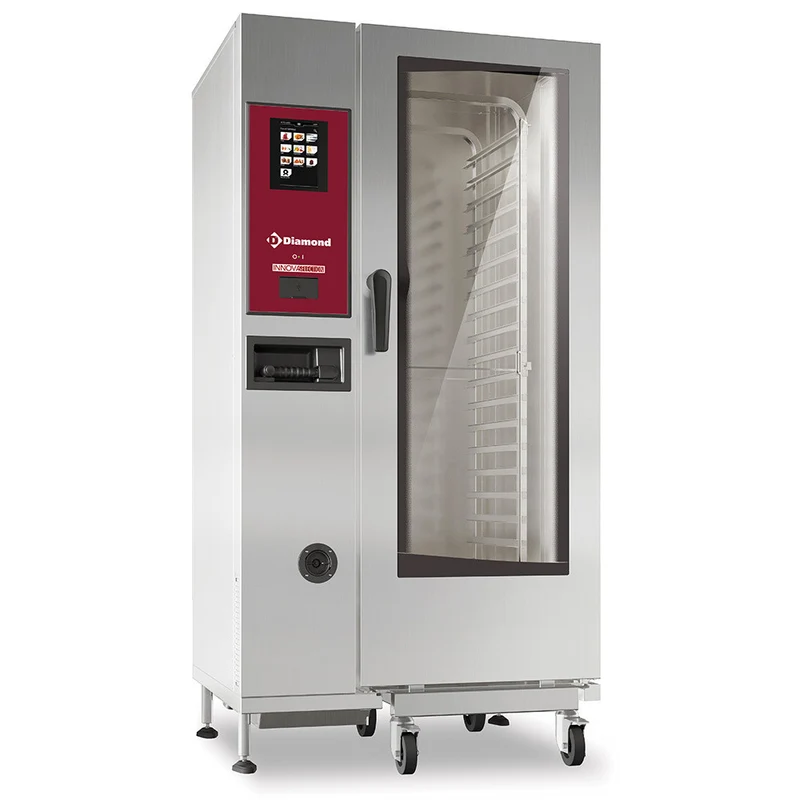 Four gaz touch vapeur boiler - convection 20 x GN - Diamond