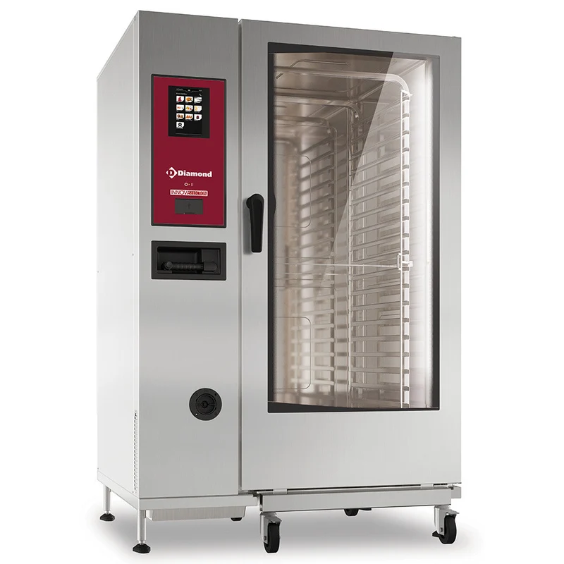 Four gaz touch vapeur boiler / convection 20 x GN - Diamond