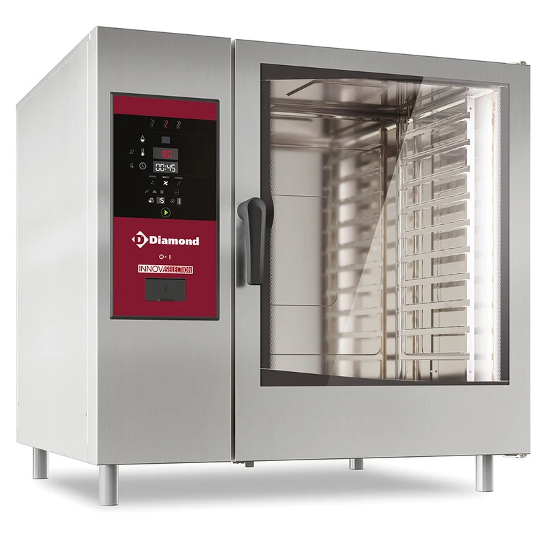 Four électriquevapeur boiler - convection 10 GN - 37,4 kW - Diamond