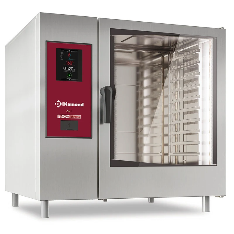 Four électrique touch vapeur directe / convection 12 x GN - 35,4 kW - Diamond