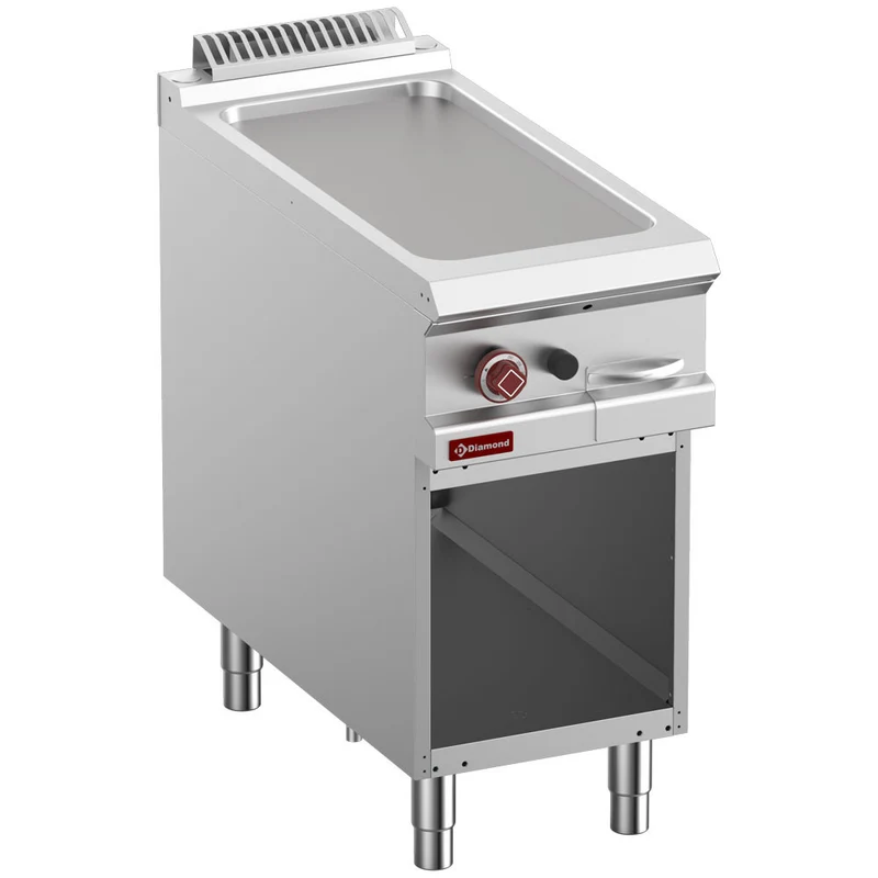 Plaque de cuisson gaz lisse module 1/2 - Plancha gaz - Diamond