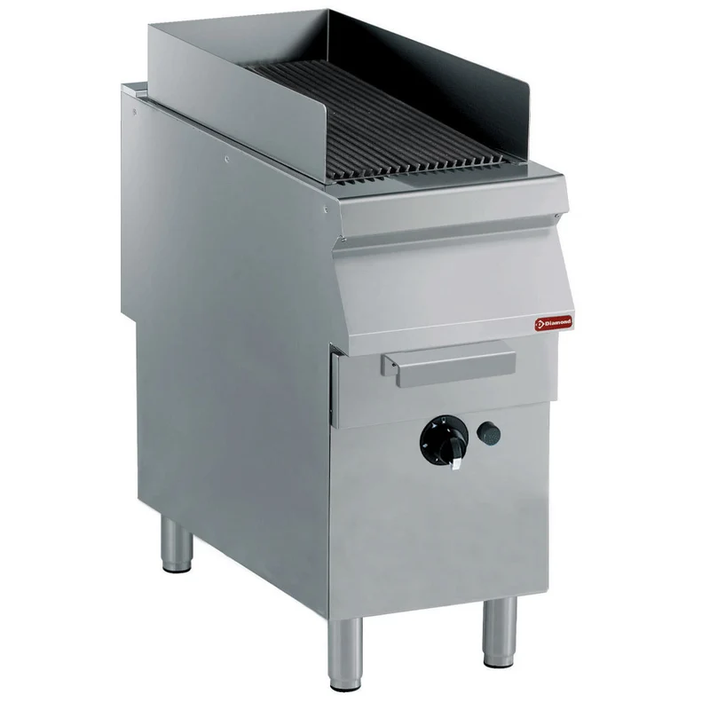 Grill vapeur avec grille fonte- piétement - Réf. G22/GPLP4-NE - Diamond