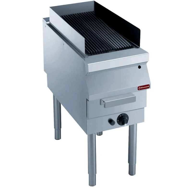 Grill vapeur avec grille fonte- piétement - Réf. G22/GPLP4-N - Diamond