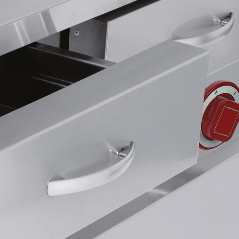 Grill vapeur électrique fonte - module 1/2 - 6 kW - Diamond