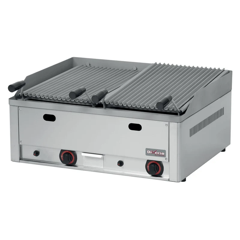 Grill pierre de lave 1 module 8 kw - Diverso
