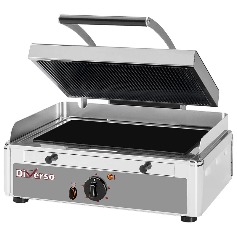 Grill Panini Moyen vitrocéramique - Diverso - 3 kW - Diamond