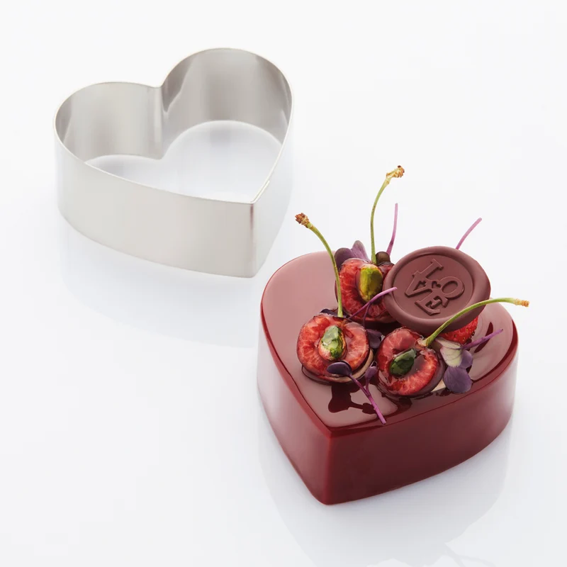 Cercle pâtissier - Coeur - hauteur 4 cm