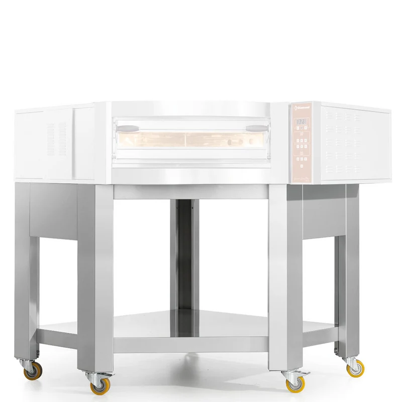 Support simili inox x cgd / 1 - dg 5 roues - 2 freins - Accessoire de cuisson - Diamond