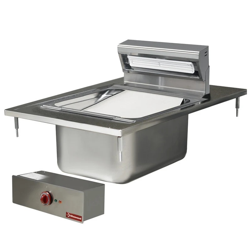 Silo à frites électrique GN1/1 à encastrer - Accessoire de cuisson - Diamond