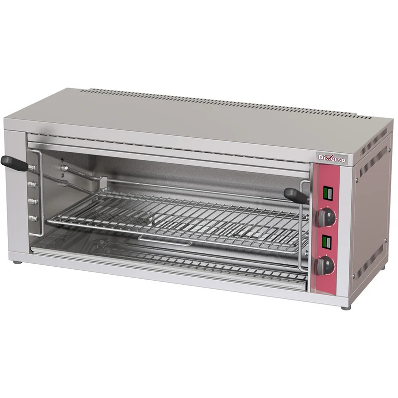 Salamandre électrique, avec grille réglable par levier - Diverso - Toaster professionnel - 4,4 kW - Diamond