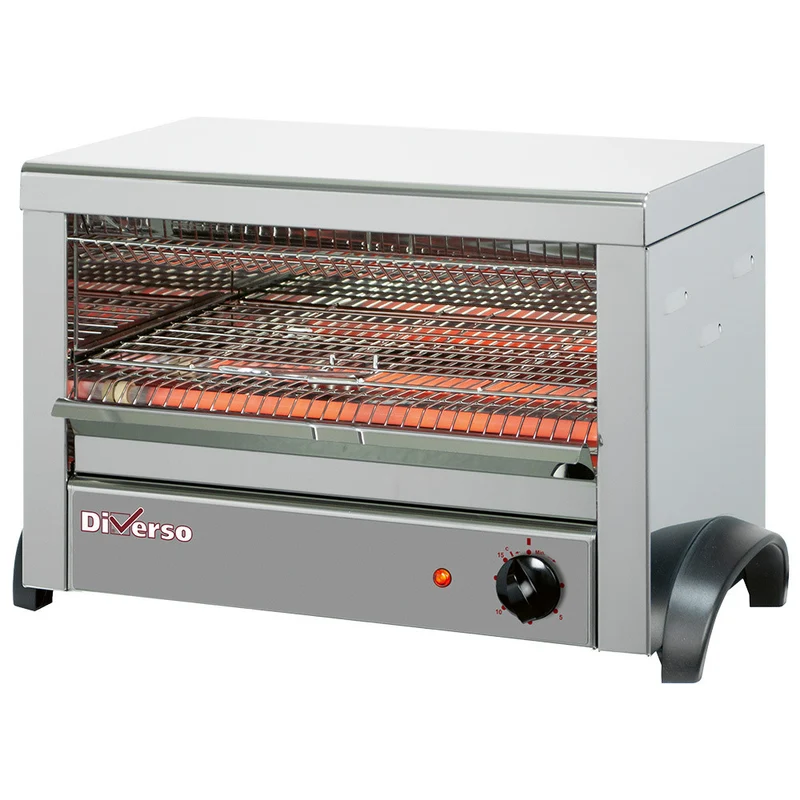 Grille-pain 3 pinces au quartz - Diverso - Toaster professionnel