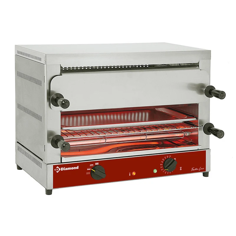Grille-pain salamandre GN 1/1 élec 2 niv. - Toaster professionnel - 4 kW - Diamond