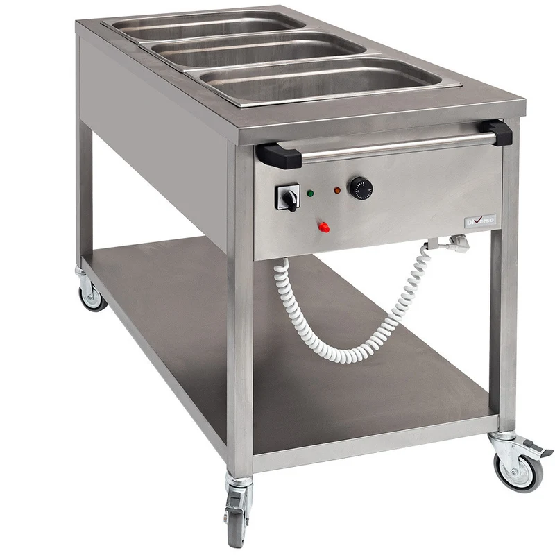 Bain Marie mobile GN 3/1 - Diverso - 1,75 kW - Diamond