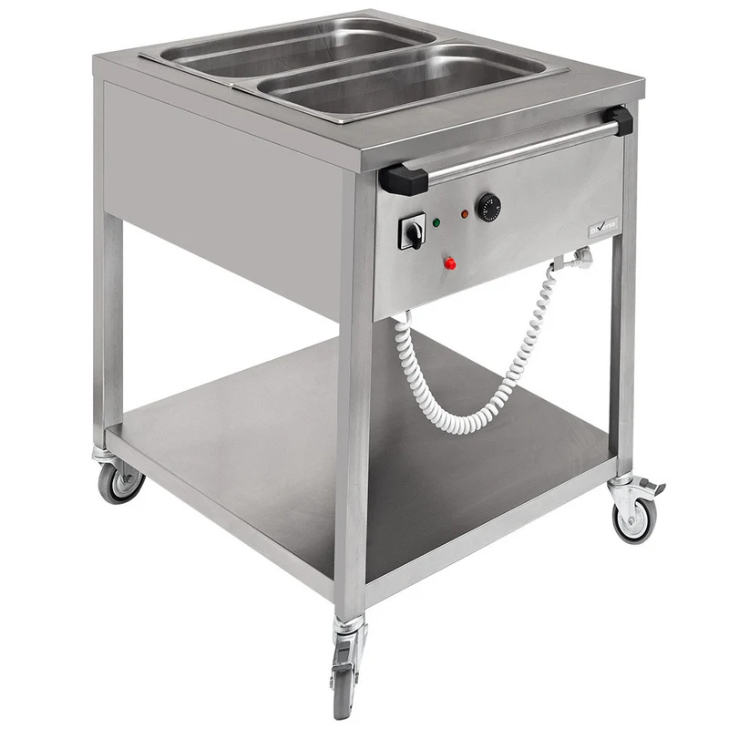 Bain Marie mobile 2x GN1/1 - Diverso - 1,5 kW - Diamond