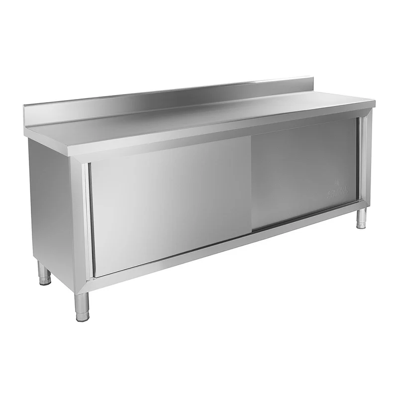 Placard bas inox avec dosseret P.700